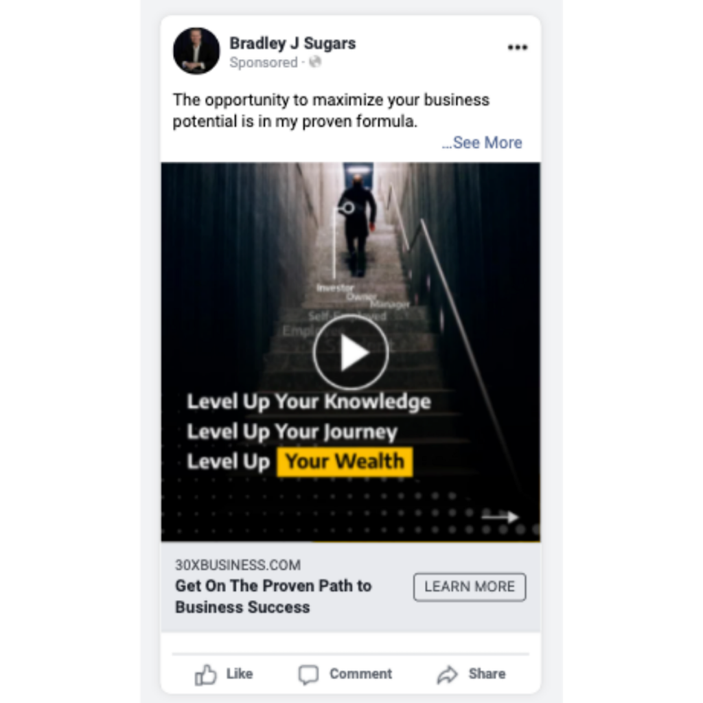 facebook retargeting video ads