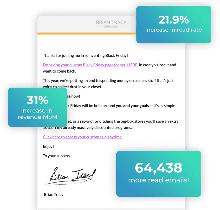 email stats infographic
